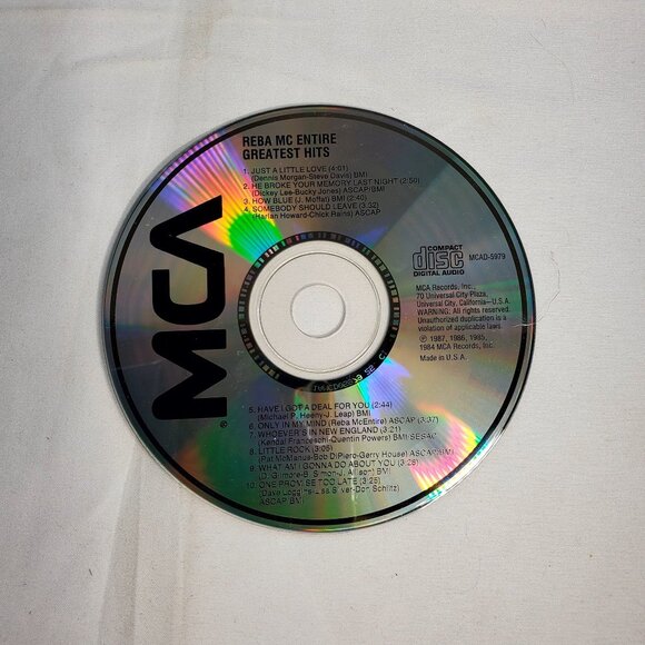 Reba Mcentires - Greatest Hits CD 1987 - MCA Records - Picture 3 of 5